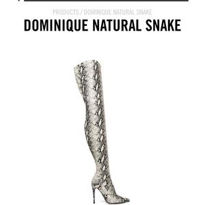 STEVE MADDEN OVER THE KNEE DOMINIQUE BOOTS NWOT